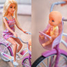 WOOPIE ROYAL Lily the Cyclist Baby Doll in a Bike Seat