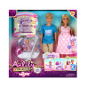 WOOPIE ROYAL Doll Set Family Lily Pregnant Dad Baby Stroller Accessories