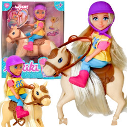 WOOPIE Rider and Horse Doll Set