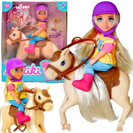 WOOPIE Rider and Horse Doll Set