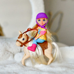 WOOPIE Rider and Horse Doll Set