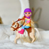 WOOPIE Rider and Horse Doll Set