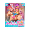 WOOPIE Rider and Horse Doll Set