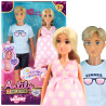 WOOPIE ROYAL Lily Family Pregnant Dad Baby Doll Set