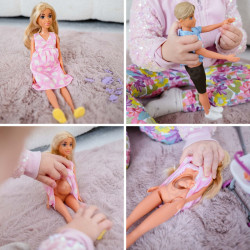 WOOPIE ROYAL Lily Family Pregnant Dad Baby Doll Set