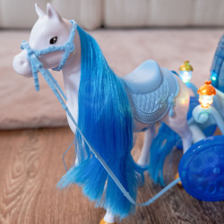 WOOPIE ROYAL Ice Princess Lily Doll and Magic Carriage Accessories