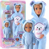 WOOPIE ROYAL Dolls Blue Teddy Bears Overalls Set of 2