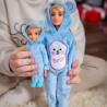 WOOPIE ROYAL Dolls Blue Teddy Bears Overalls Set of 2