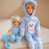 WOOPIE ROYAL Dolls Blue Teddy Bears Overalls Set of 2