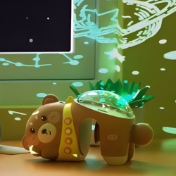 WOOPIE BABY Star Projector Teddy Bear Night Light for Children