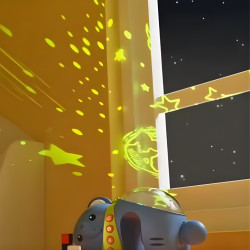 WOOPIE BABY Star Projector Elephant Night Light for Children