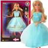 WOOPIE ROYAL Lily Doll 30 cm Long Blonde Hair Elegant Turquoise Dress