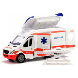 WOOPIE Emergency Ambulance Stretcher Set + Sound and Light Signals