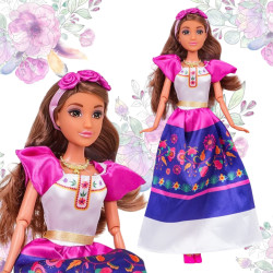 WOOPIE ROYAL Women of the World Dolls Lily Mexican Traditional Floral Dress