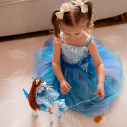 WOOPIE ROYAL Emi Doll in a Blue Tulle Dress