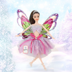 WOOPIE ROYAL Emi Fairy Doll with Colorful Wings and Balloons
