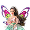 WOOPIE ROYAL Emi Fairy Doll with Colorful Wings and Hairbrush