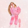 WOOPIE ROYAL Emi Doll in Pink Teddy Bear Costume