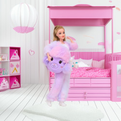 WOOPIE ROYAL Emi Doll in Purple Sheep Costume