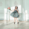 WOOPIE ROYAL Emi Doll in an Elegant Tulle Dress with a Bow and Bouquet