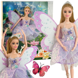WOOPIE ROYAL EMI Fairy Doll – Fairytale Princess with Butterfly Wings