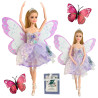 WOOPIE ROYAL EMI Fairy Doll – Fairytale Princess with Butterfly Wings