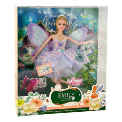 WOOPIE ROYAL EMI Fairy Doll – Fairytale Princess with Butterfly Wings