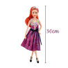WOOPIE ROYAL Emi Style Fashion Doll 32 cm - Stylish Princess in a Pink Dress + Accessories