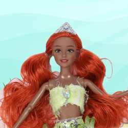WOOPIE ROYAL Emi Mermaid Doll with Seal