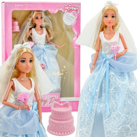 WOOPIE ROYAL LILY Bride with Cake Fashion Doll