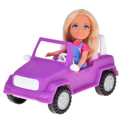 WOOPIE ROYAL Niki Doll Set with Horse, Car and Trailer