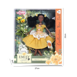 WOOPIE ROYAL Emi Doll 32 cm Fashionable Outfit and Beautiful Black Hair