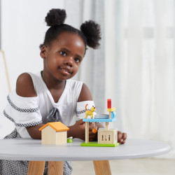 VIGA Pets Wooden Playground Set