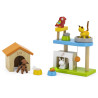 VIGA Pets Wooden Playground Set