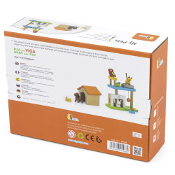 VIGA Pets Wooden Playground Set