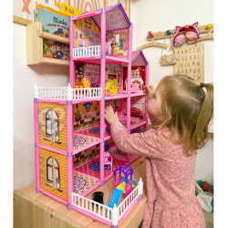 WOOPIE Mega Villa Dollhouse LOVELY HOUSE 194 pcs.