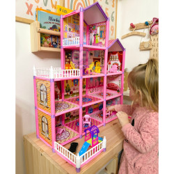 WOOPIE Mega Villa Dollhouse LOVELY HOUSE 194 pcs.