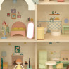 CLASSIC WORLD Large Wooden Dollhouse with Furniture