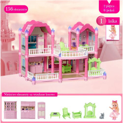 WOOPIE Dollhouse Garden Villa 156 pcs.