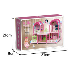 WOOPIE Dollhouse Garden Villa 156 pcs.