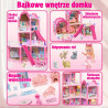 WOOPIE Dollhouse Villa with Accessories and Illuminated Doll 296 pcs.