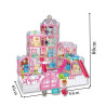 WOOPIE Dollhouse Villa with Accessories and Illuminated Doll 275pcs.