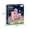 WOOPIE Dollhouse Villa with Accessories and Illuminated Doll 275pcs.
