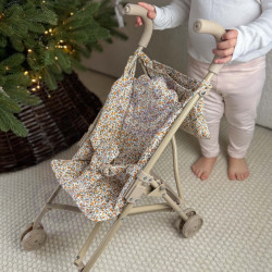 WOOPIE ROYAL Vintage Flower Doll Stroller