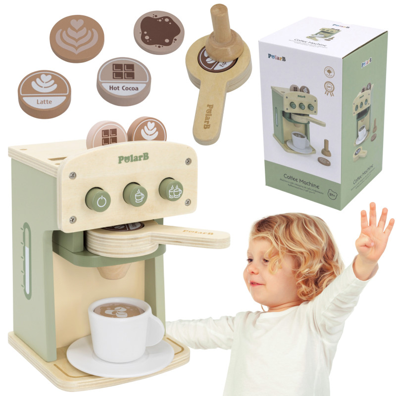 VIGA PolarB Wooden Coffee Maker Green + Accessories
