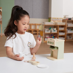 VIGA PolarB Wooden Coffee Maker Green + Accessories