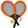 WOOPIE Large Tennis Badminton Rackets for Kids Set + Shuttlecock