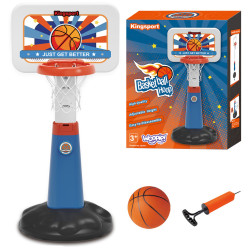 WOOPIE Basketball Set Adjustable 99 - 125 cm + Ball + Pump