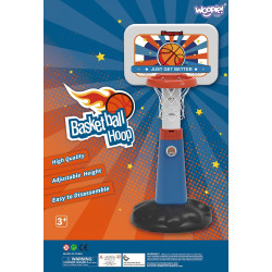 WOOPIE Basketball Set Adjustable 99 - 125 cm + Ball + Pump