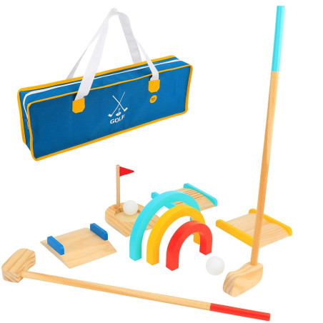 TOOKY TOY Wooden Golf Set for 2 People 13 pcs.